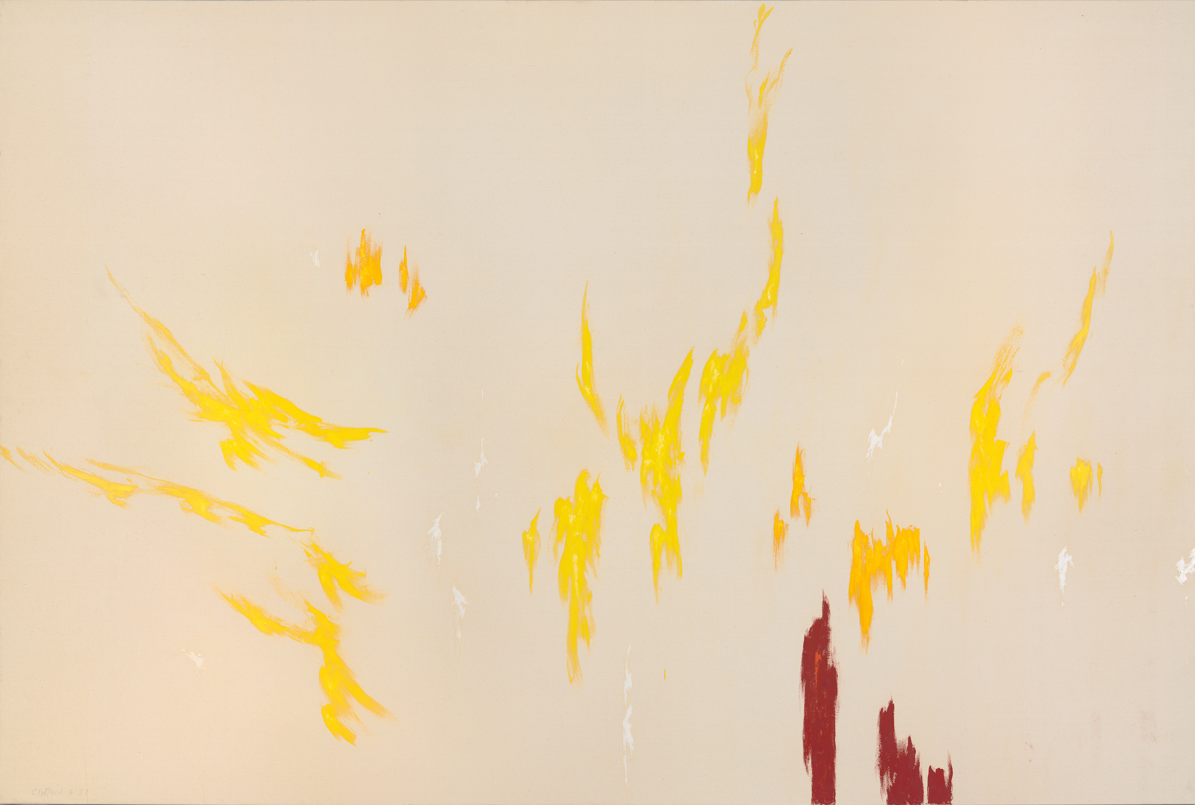 Clyfford Still, PH-1049, 1977. Oil on canvas, 114 x 172 inches (289.6 x 436.9 cm). Courtesy of the Clyfford Still Museum © City and County of Denver /ARS, NY